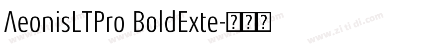 AeonisLTPro BoldExte字体转换